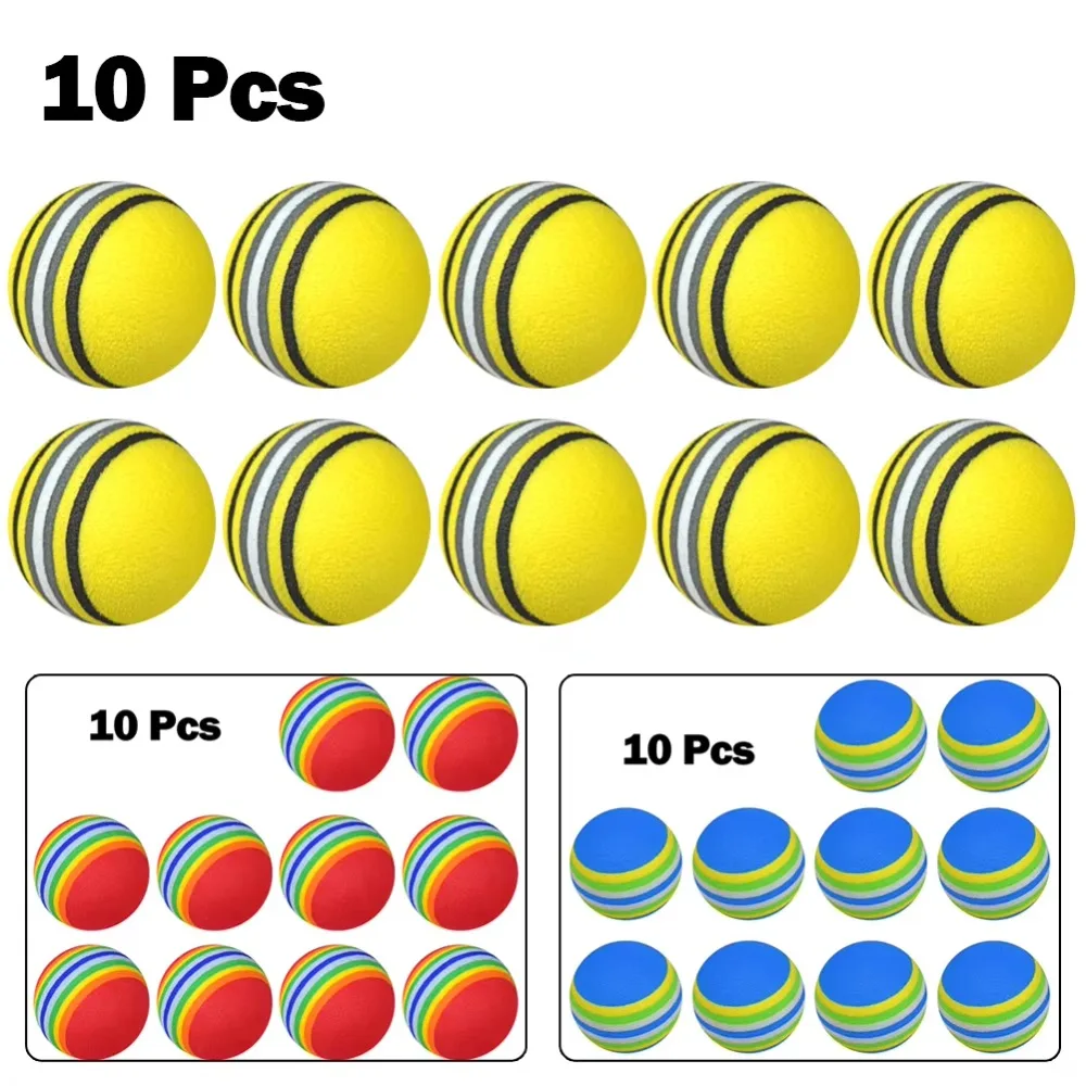 Golf Equipment Indoor - 10 Adet 35mm Golf Antrenman Köpük
